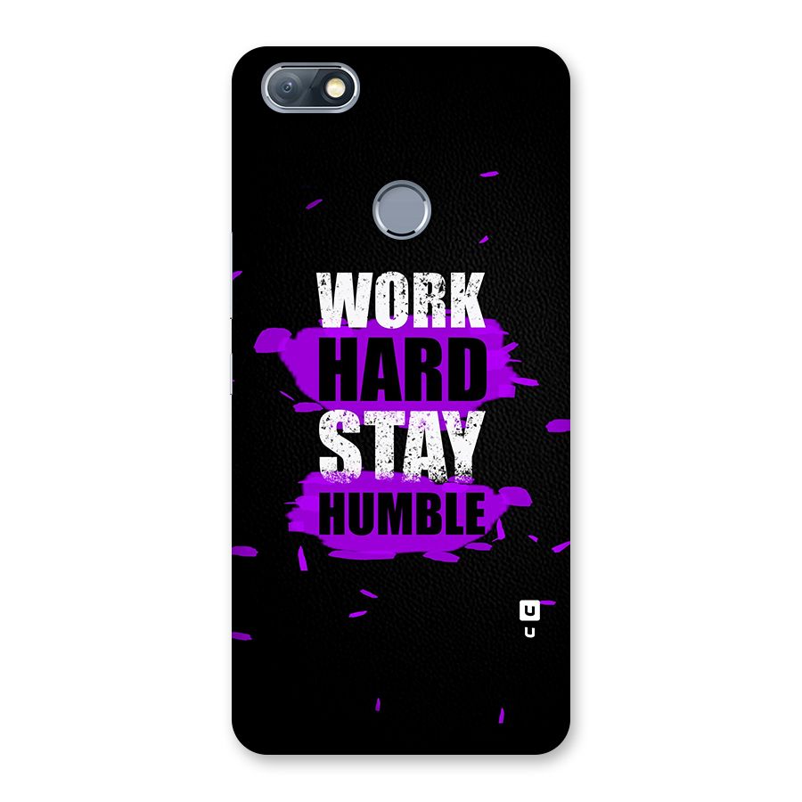 Work Hard Stay Humble Back Case for Infinix Note 5