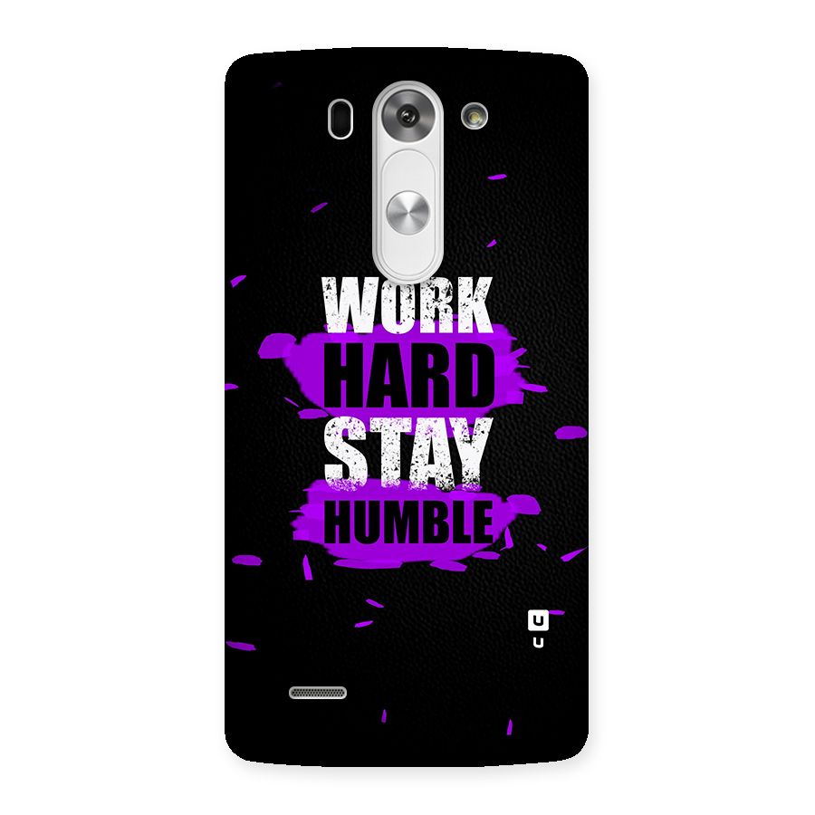 Work Hard Stay Humble Back Case for LG G3 Mini