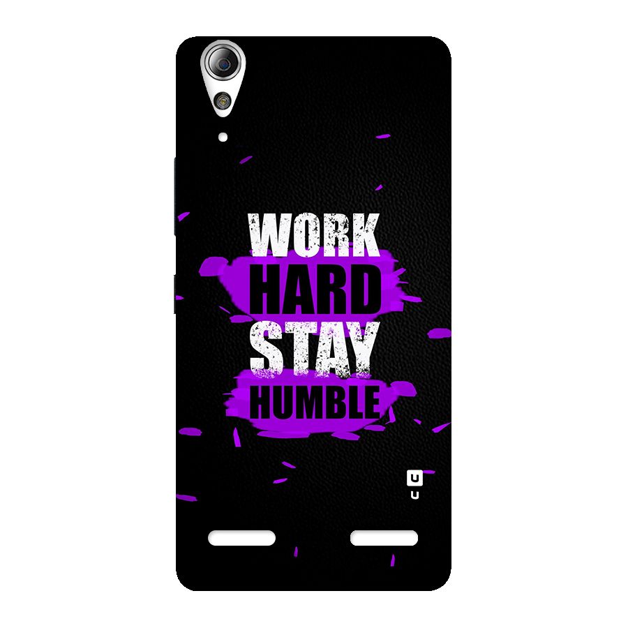 Work Hard Stay Humble Back Case for Lenovo A6000