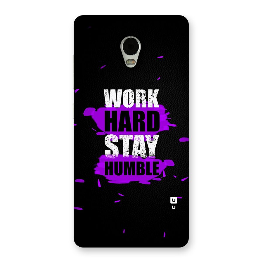 Work Hard Stay Humble Back Case for Lenovo Vibe P1