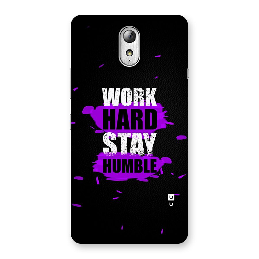 Work Hard Stay Humble Back Case for Lenovo Vibe P1M