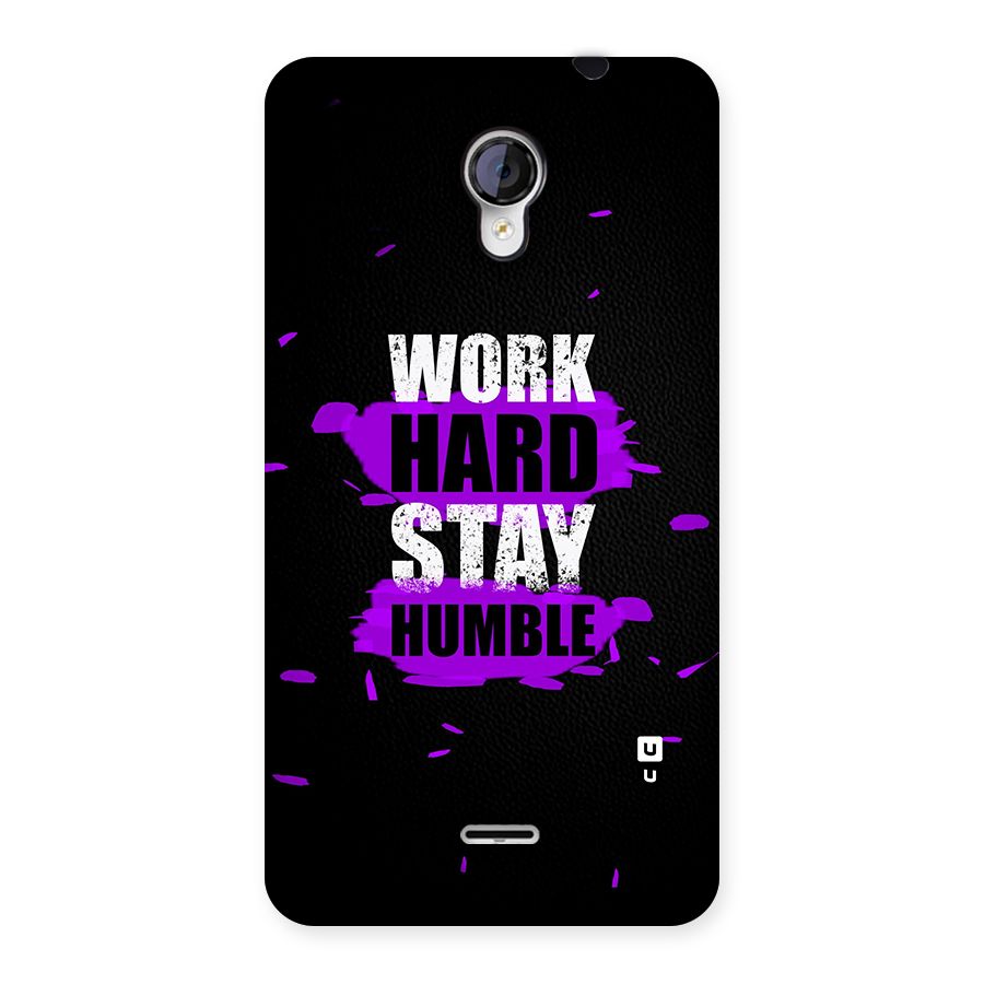 Work Hard Stay Humble Back Case for Micromax Unite 2 A106