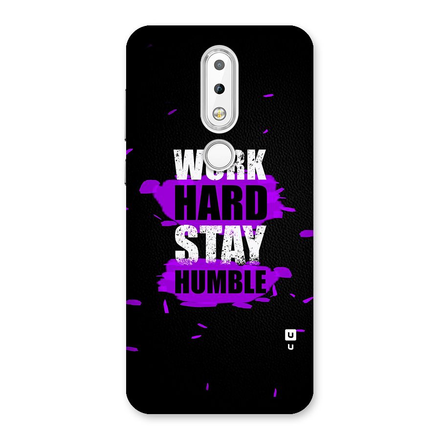 Work Hard Stay Humble Back Case for Nokia 6.1 Plus