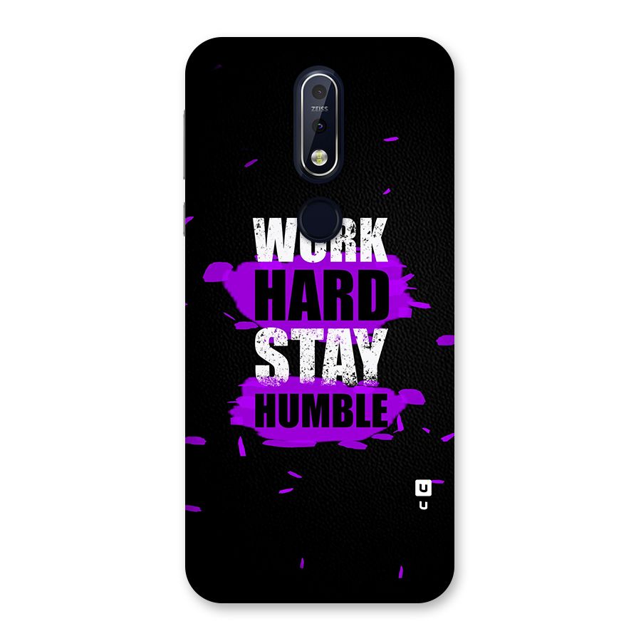 Work Hard Stay Humble Back Case for Nokia 7.1