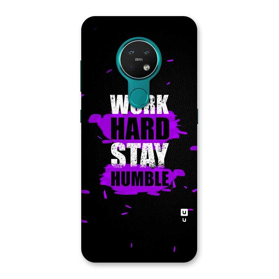 Work Hard Stay Humble Back Case for Nokia 7.2