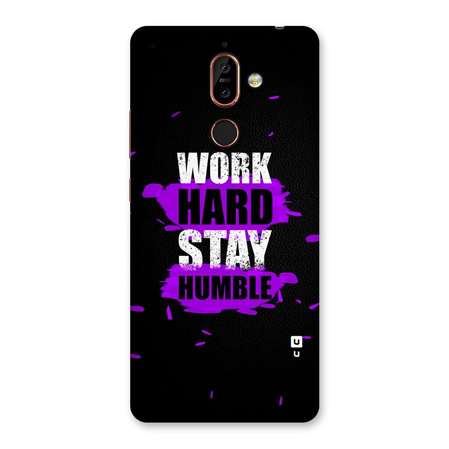 Work Hard Stay Humble Back Case for Nokia 7 Plus