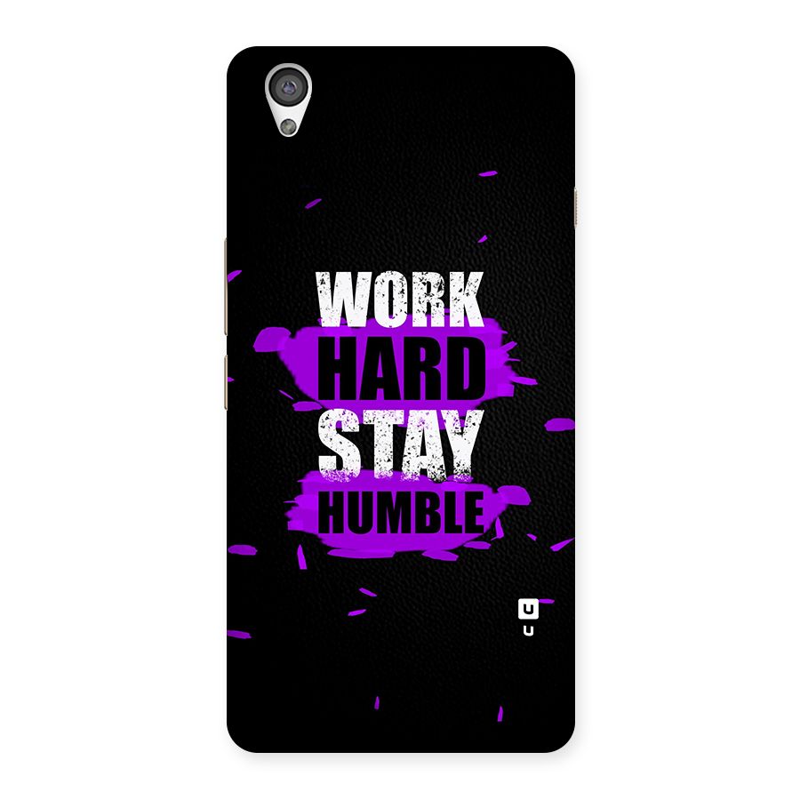 Work Hard Stay Humble Back Case for OnePlus X