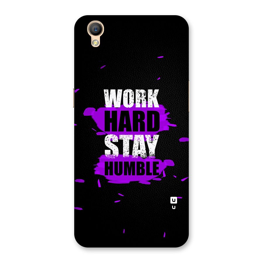 Work Hard Stay Humble Back Case for Oppo A37