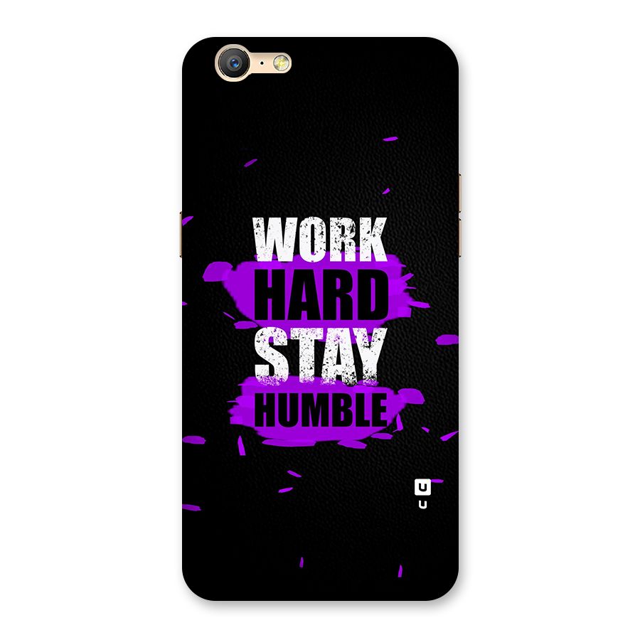 Work Hard Stay Humble Back Case for Oppo A39