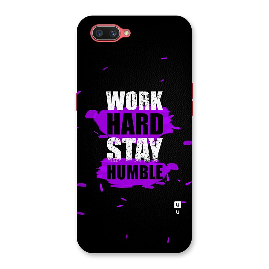 Work Hard Stay Humble Back Case for Oppo A3s