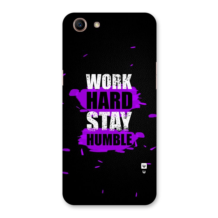 Work Hard Stay Humble Back Case for Oppo A83 (2018)