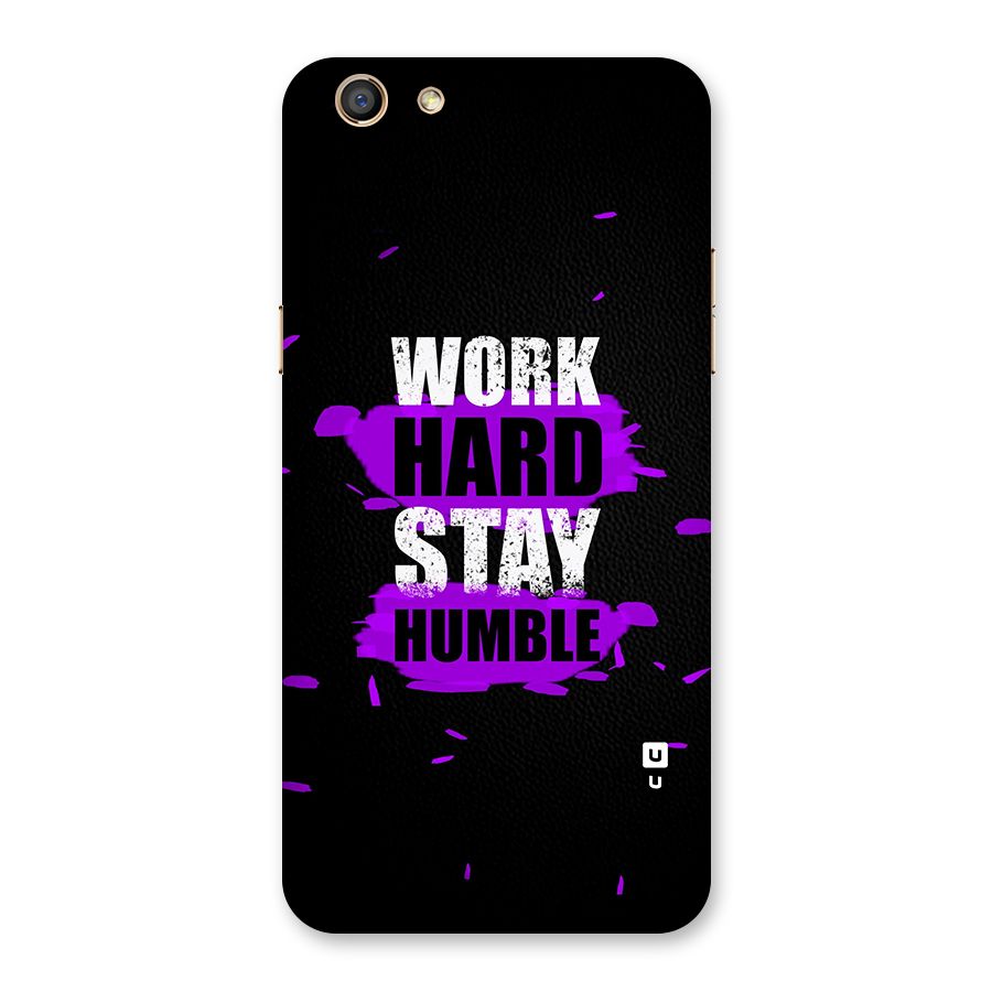 Work Hard Stay Humble Back Case for Oppo F3