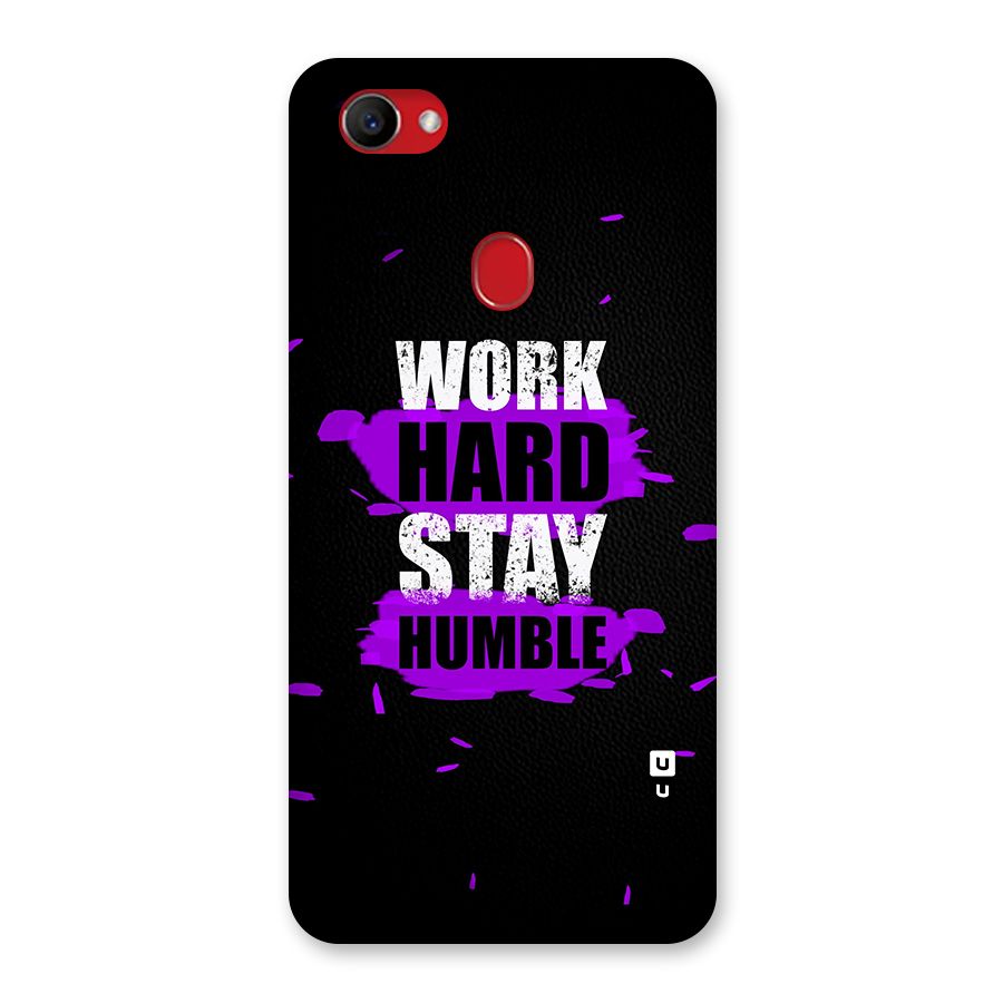 Work Hard Stay Humble Back Case for Oppo F7