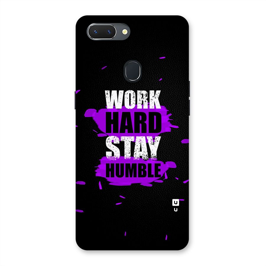 Work Hard Stay Humble Back Case for Oppo Realme 2