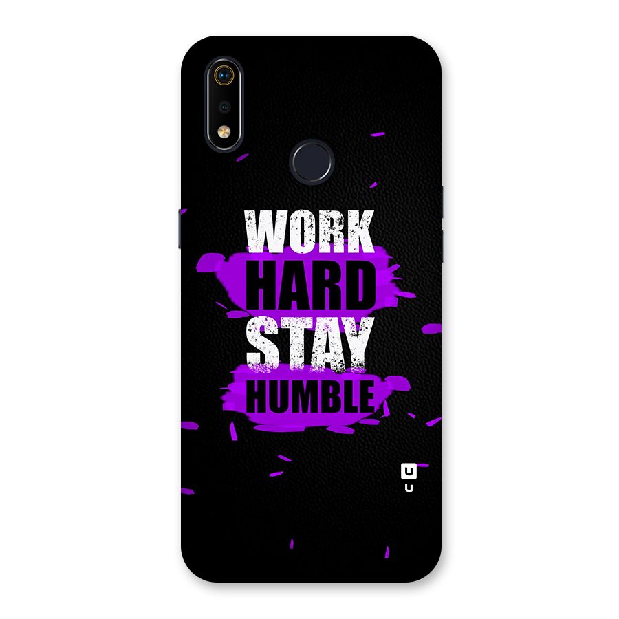 Work Hard Stay Humble Back Case for Realme 3i