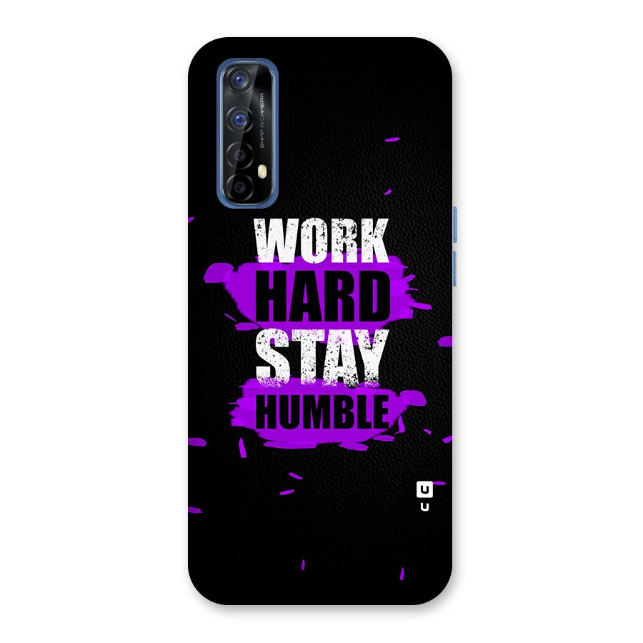 Work Hard Stay Humble Back Case for Realme 7