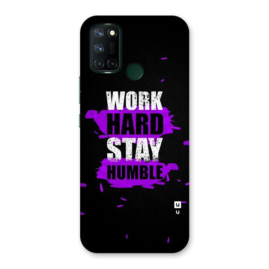 Work Hard Stay Humble Back Case for Realme 7i