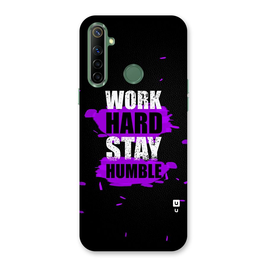 Work Hard Stay Humble Back Case for Realme Narzo 10