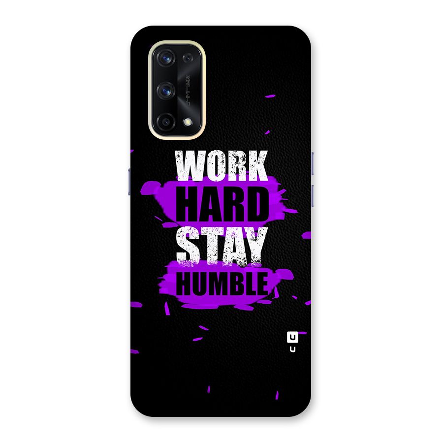 Work Hard Stay Humble Glass Back Case for Realme X7 Pro