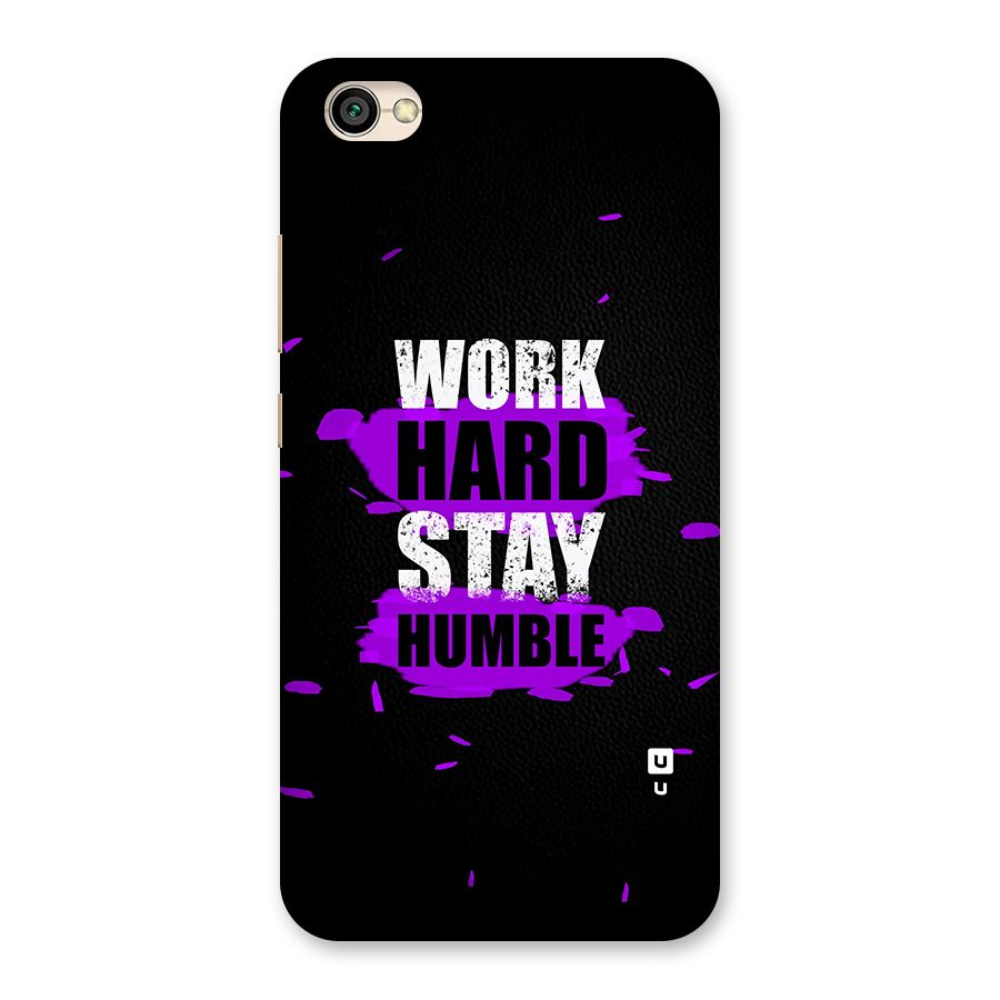 Work Hard Stay Humble Back Case for Redmi Y1 Lite