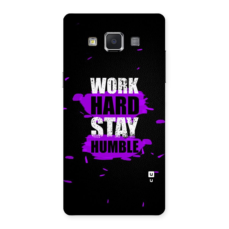 Work Hard Stay Humble Back Case for Samsung Galaxy A5