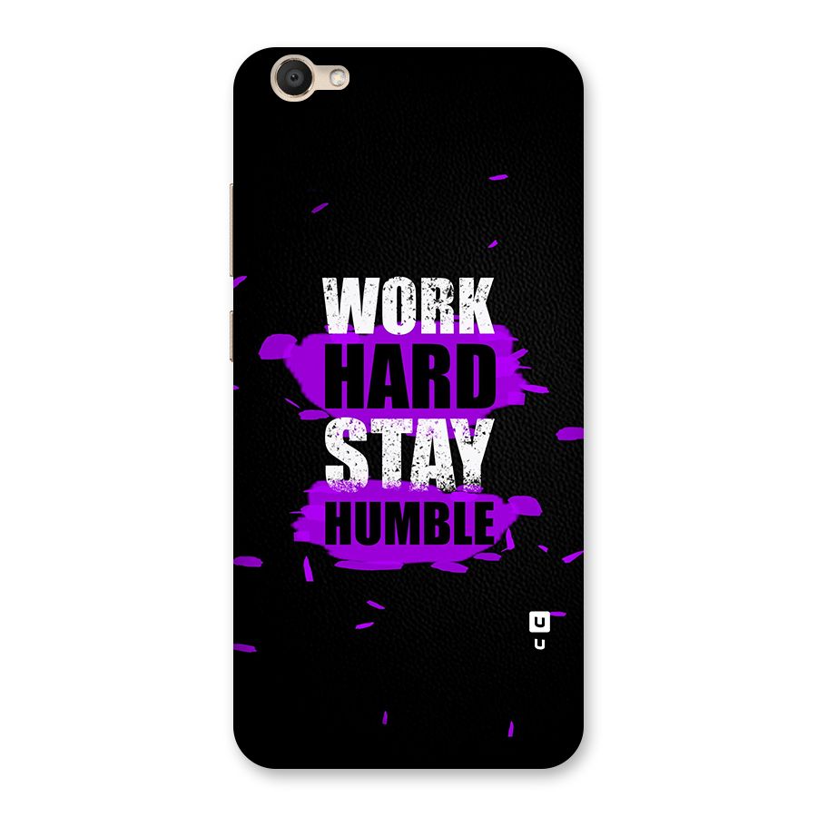 Work Hard Stay Humble Back Case for Vivo V5