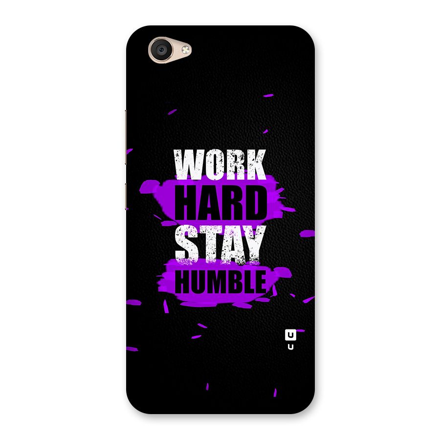 Work Hard Stay Humble Back Case for Vivo V5 Plus