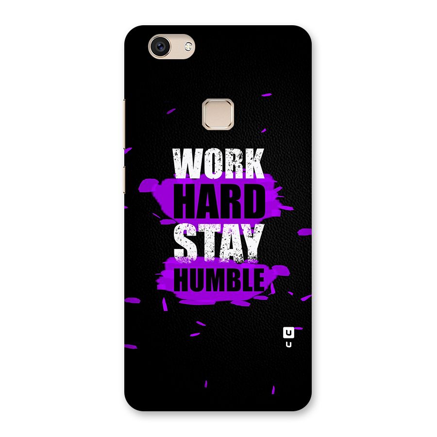 Work Hard Stay Humble Back Case for Vivo V7