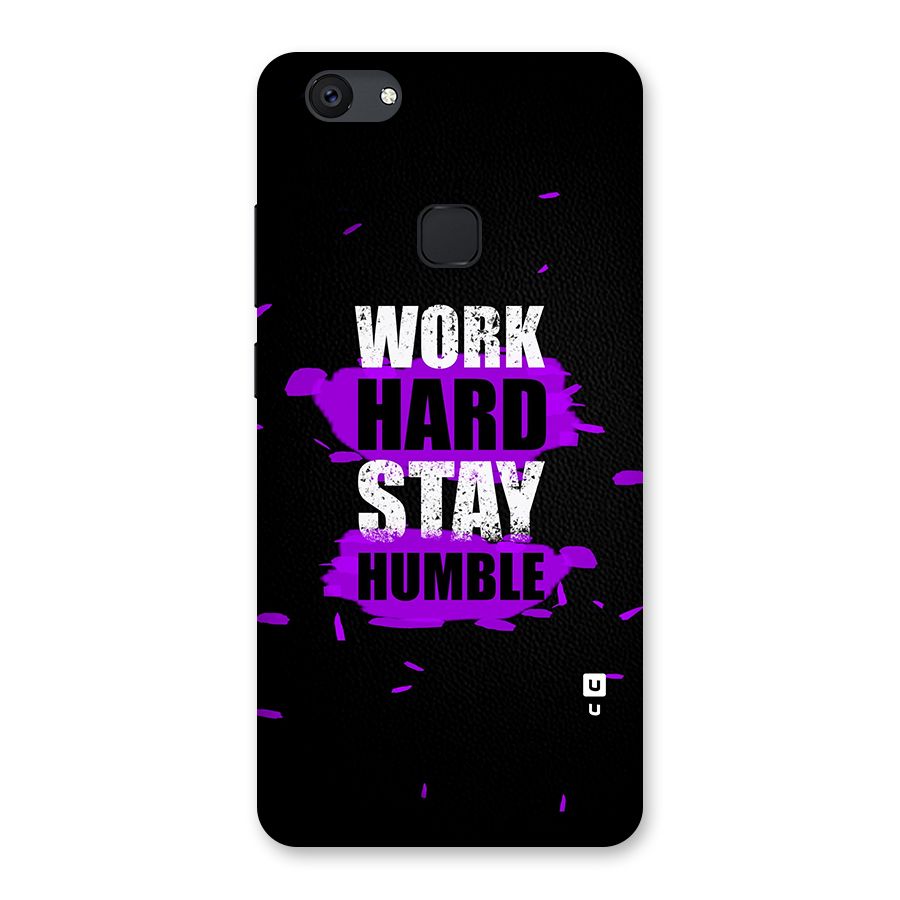 Work Hard Stay Humble Back Case for Vivo V7 Plus