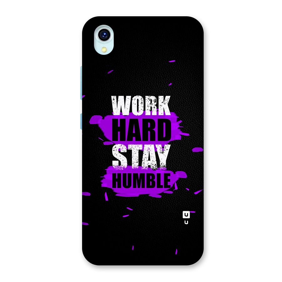 Work Hard Stay Humble Back Case for Vivo Y1s