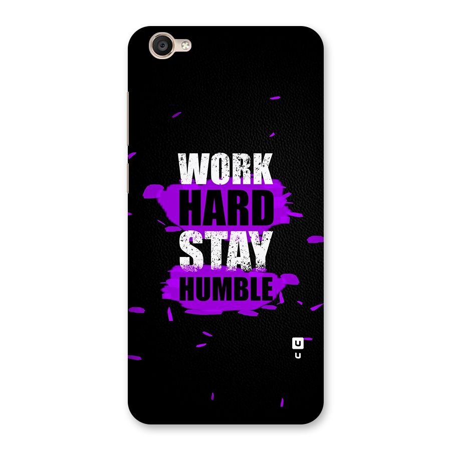 Work Hard Stay Humble Back Case for Vivo Y55s