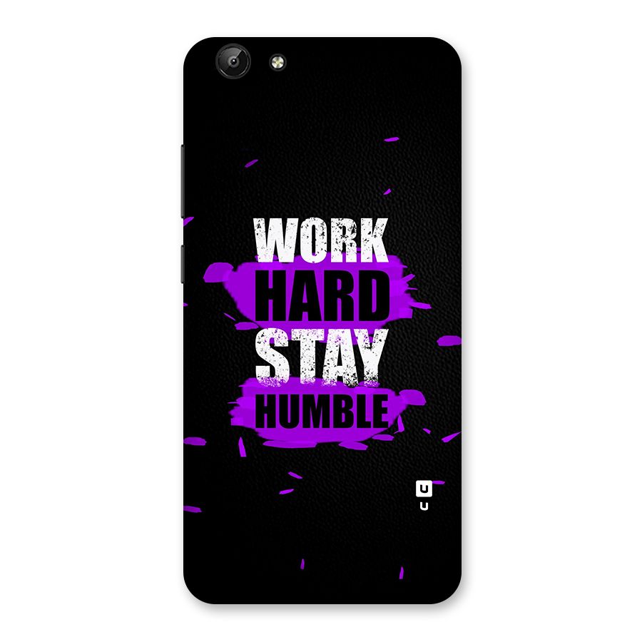 Work Hard Stay Humble Back Case for Vivo Y69
