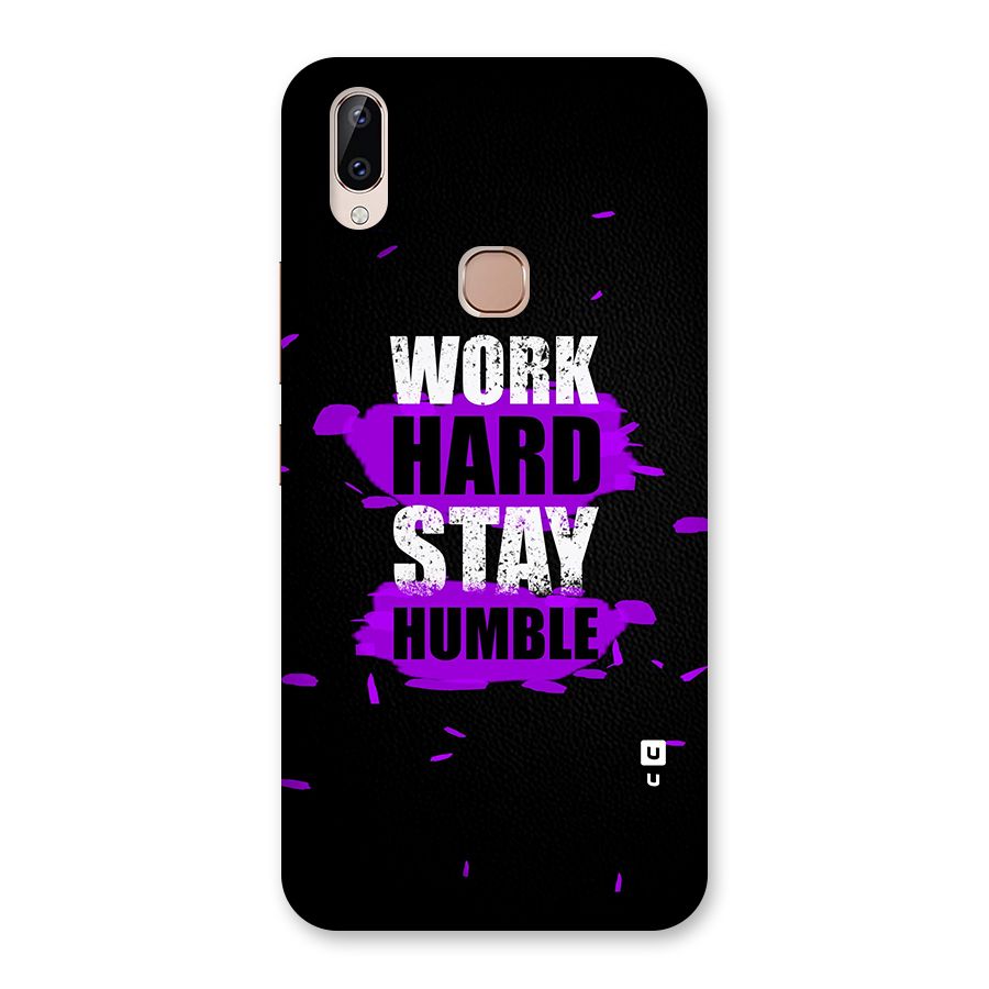 Work Hard Stay Humble Back Case for Vivo Y83 Pro