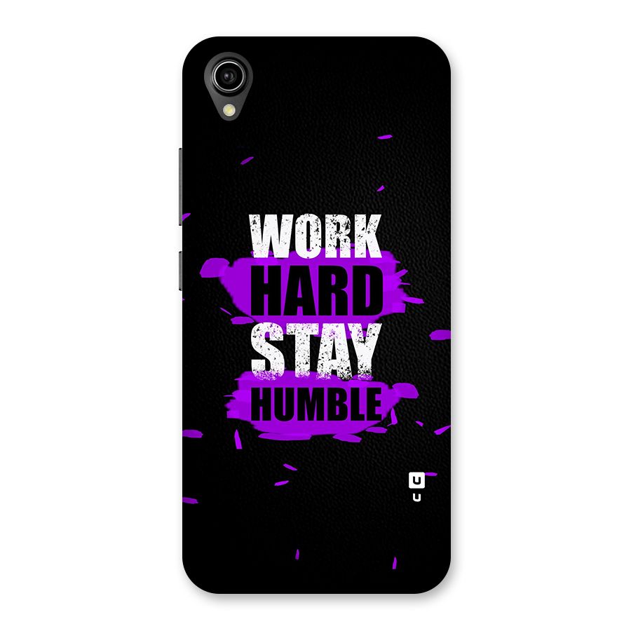 Work Hard Stay Humble Back Case for Vivo Y90