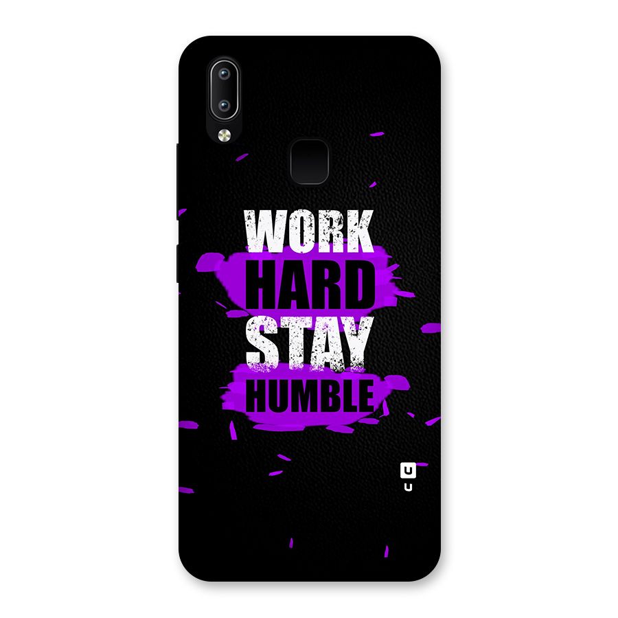 Work Hard Stay Humble Back Case for Vivo Y93