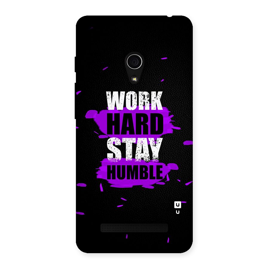 Work Hard Stay Humble Back Case for Zenfone 5