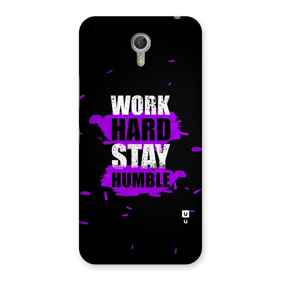 Work Hard Stay Humble Back Case for Zuk Z1
