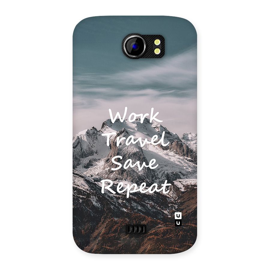 Work Travel Back Case for Canvas 2 A110