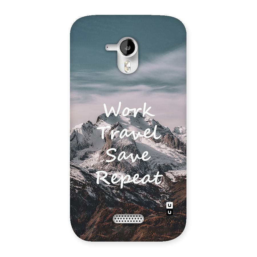 Work Travel Back Case for Canvas HD A116