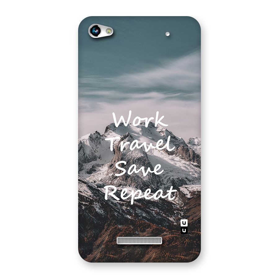 Work Travel Back Case for Canvas Hue 2 A316