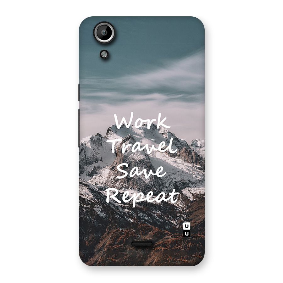 Work Travel Back Case for Canvas Selfie Lens Q345