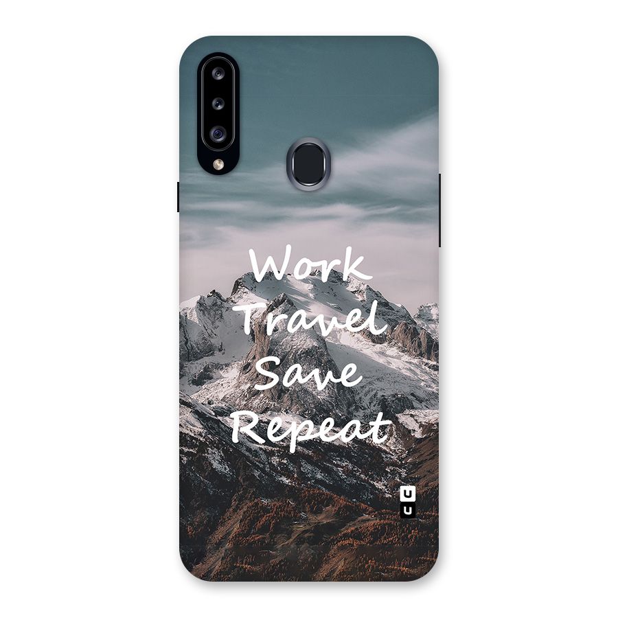 Work Travel Back Case for Galaxy A20s