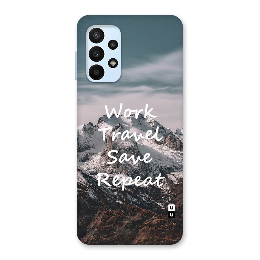 Work Travel Back Case for Galaxy A23