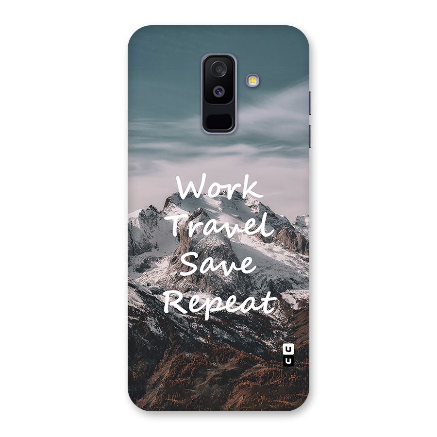 Work Travel Back Case for Galaxy A6 Plus