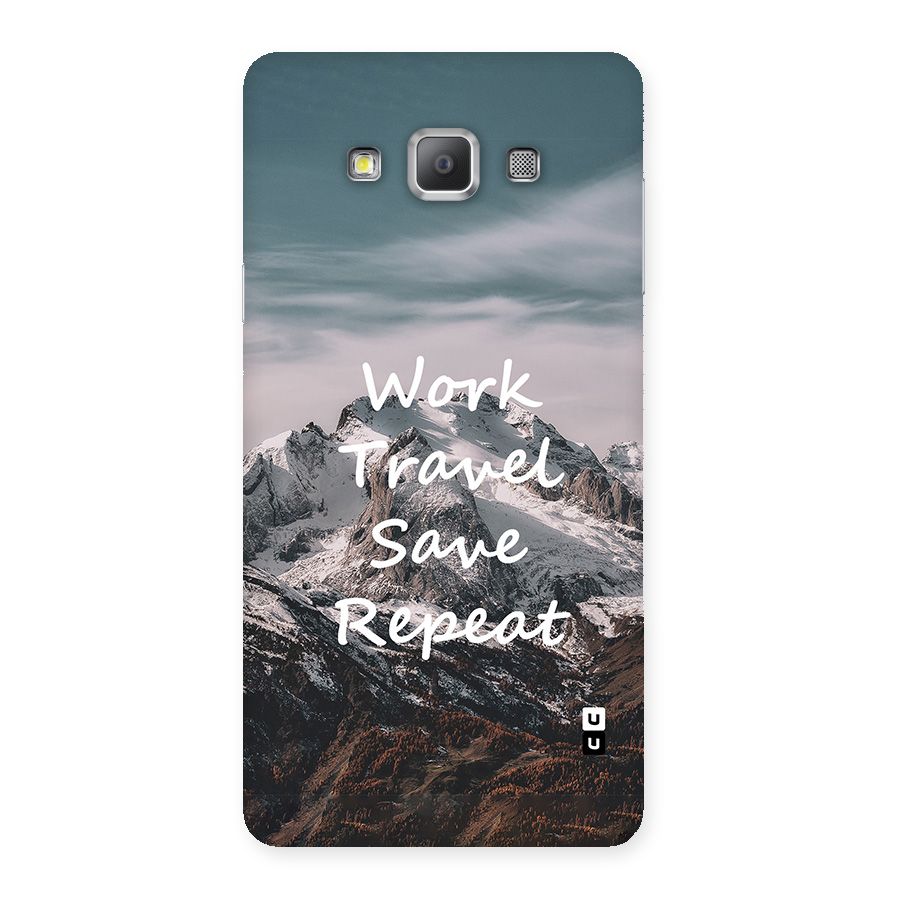 Work Travel Back Case for Galaxy A7