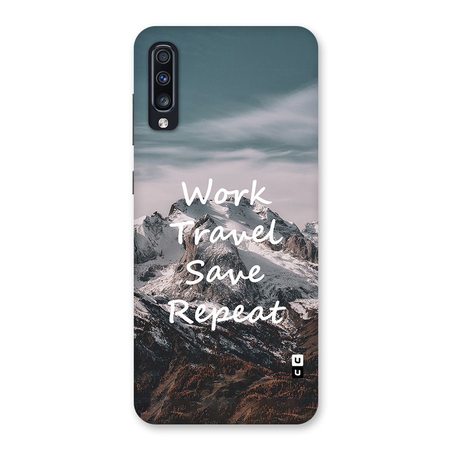 Work Travel Back Case for Galaxy A70
