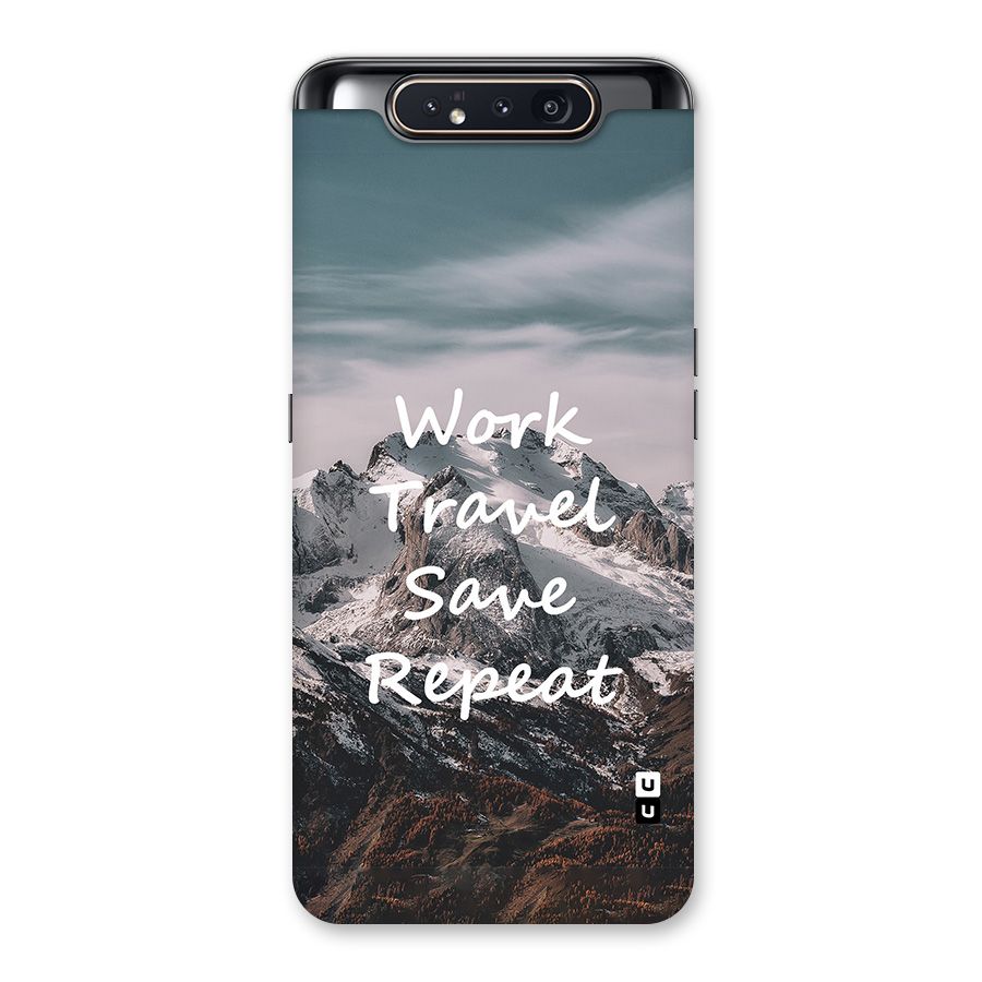 Work Travel Back Case for Galaxy A80