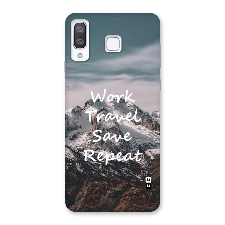 Work Travel Back Case for Galaxy A8 Star