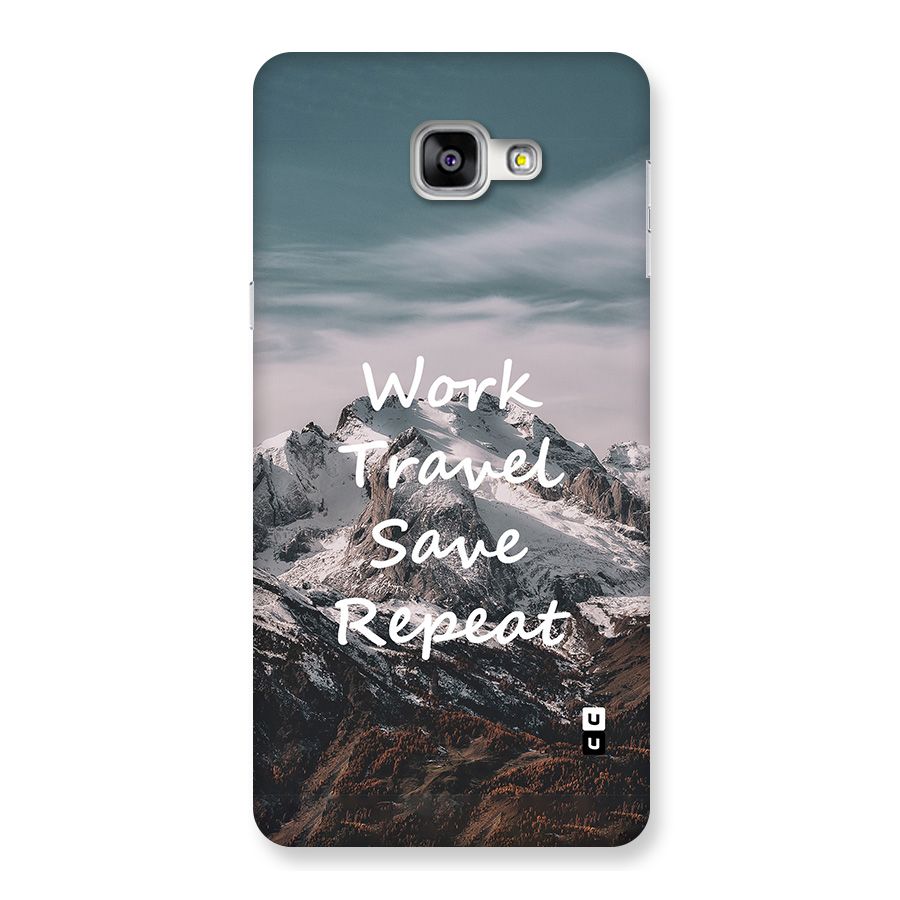 Work Travel Back Case for Galaxy A9