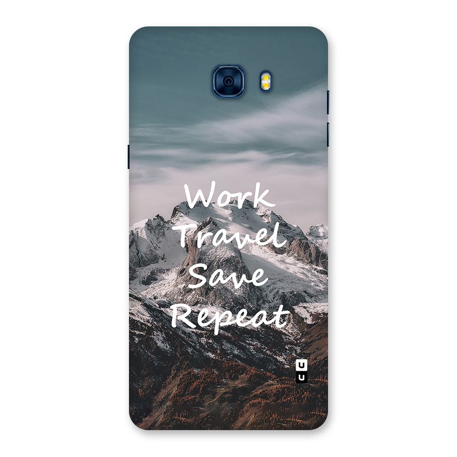 Work Travel Back Case for Galaxy C7 Pro